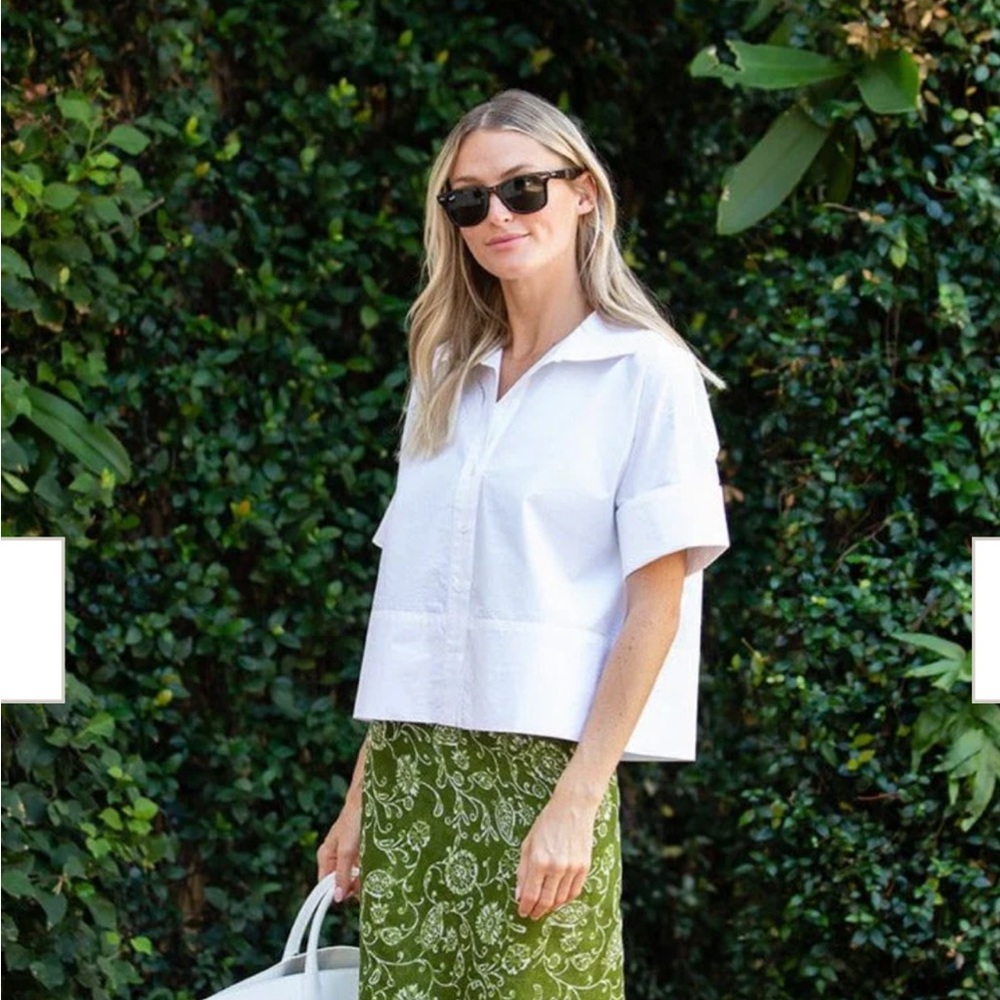 Julia Amory White Antibes Shirt